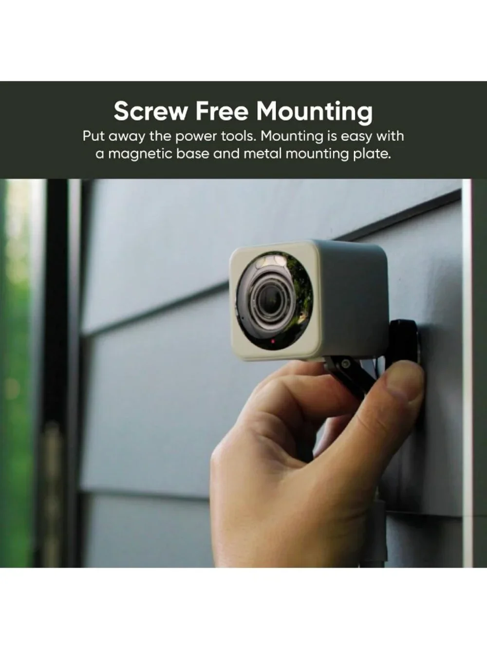 2.5K AI Security Camera - Indoor/Outdoor Home Surveillance, Night Vision, No